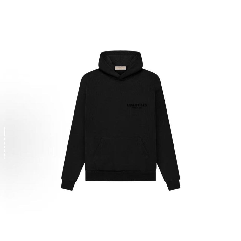 Fear of God Essentials Pullover Hoodie Stretch Limo Black